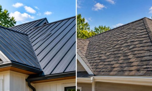 Metal Roof vs Asphalt Shingles: Which One Wins Long-Term